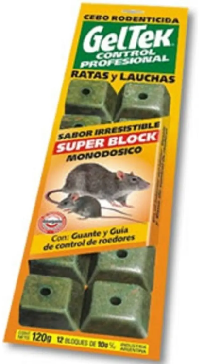 Veneno Geltek Cebo Bloques 120gr